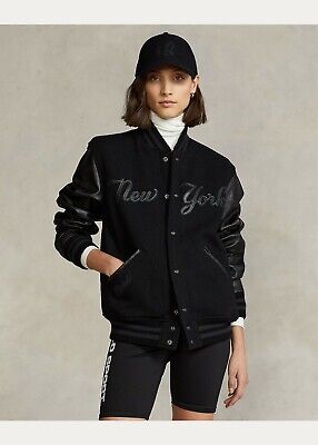 Polo Ralph Lauren NY Yankees MLB Black Ltd Ed Leather Polo Ralph Lauren NY Yankees MLB Black Ltd Ed Leather