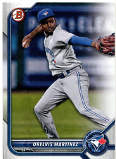 Orelvis Martinez Toronto Blue Jays 2022 Bowman Prospects Card