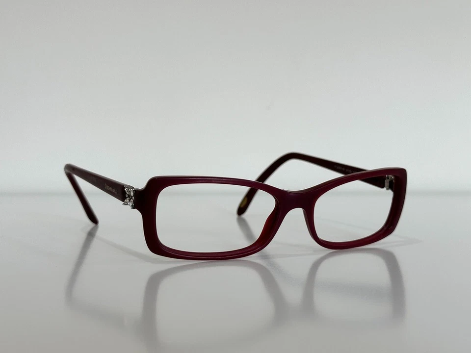 Anteojos Tiffany & Co. TF 2091-B 8152 cuadrados cristales rojos borgoña 53-16-140 Foto 3 de 4