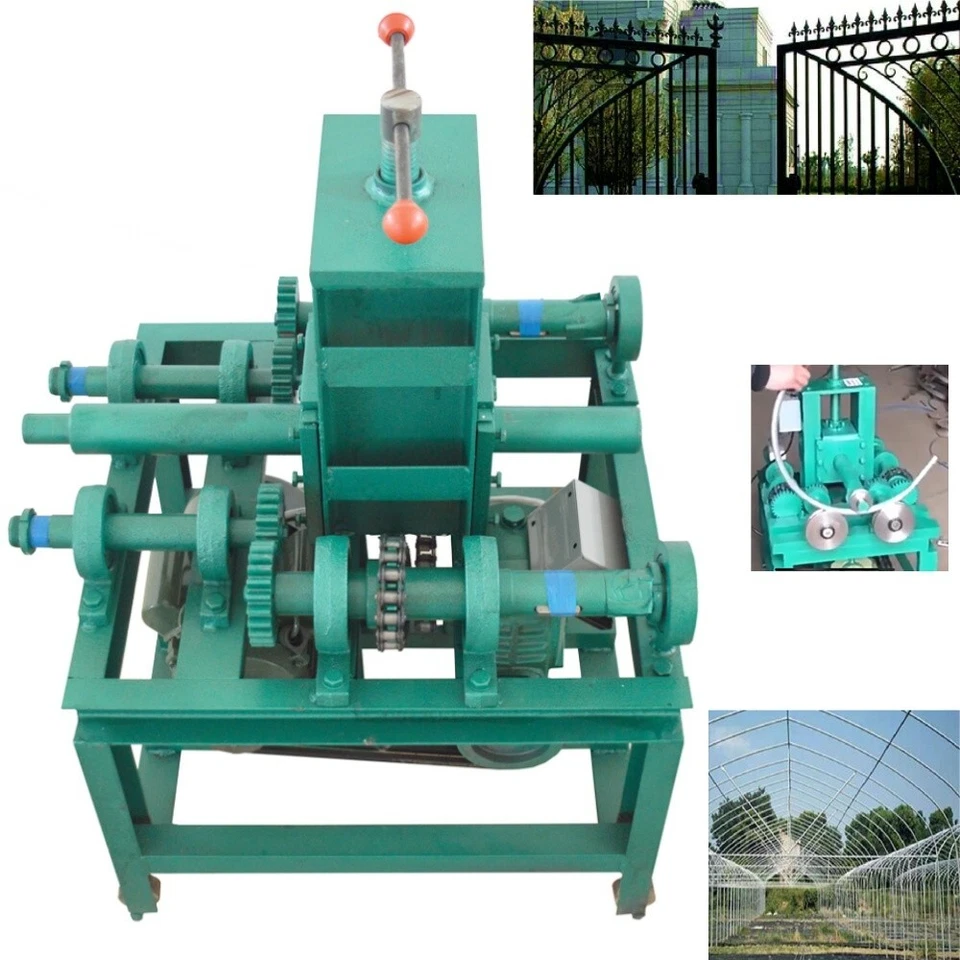 HAYWHNKN® 220V 2.2KW Electric Pipe Roller Bender Square/Round Tube Bending Machine