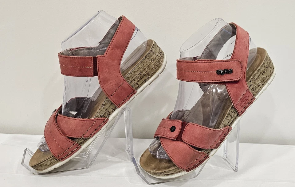 FlyFlot 可调凉鞋 红色 可调解剖 意大利尺寸 EU 38/US 7.5 — 第 4/4 张图片