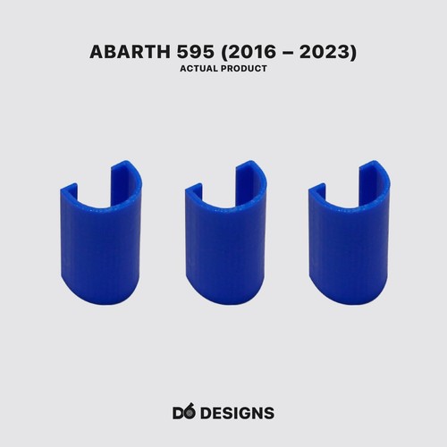 Abarth Front Grill Covers | 595 Series 4 (2016 – 2024) | Blue - Picture 2 of 2