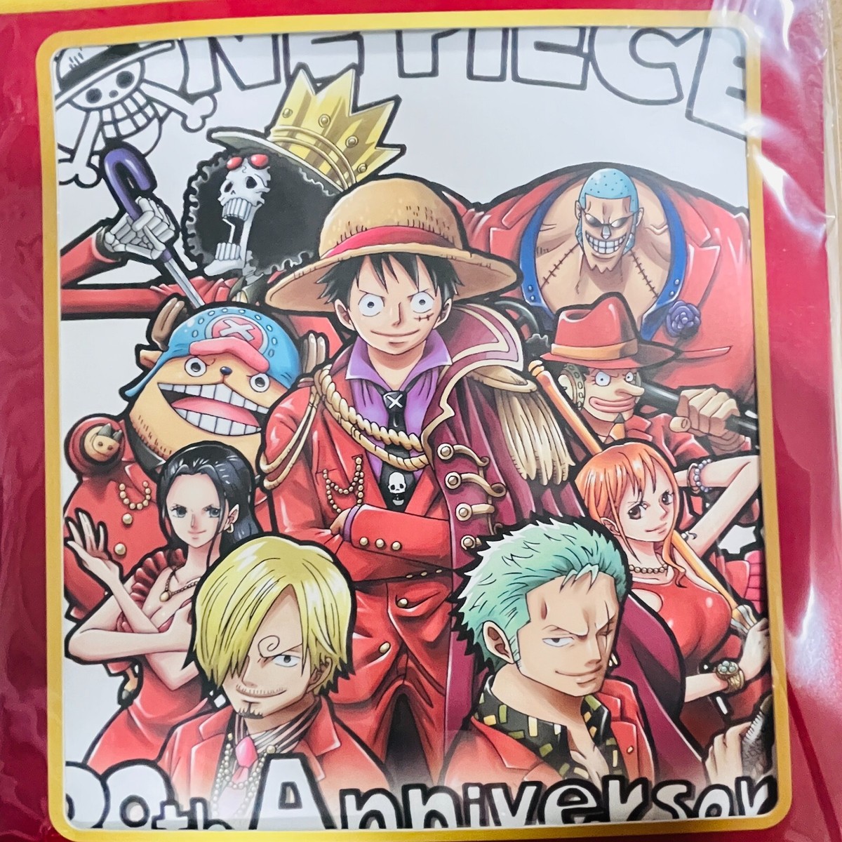 Luffy Sanji Zoro Nami One Piece 20th Shikishi Art Last One Art