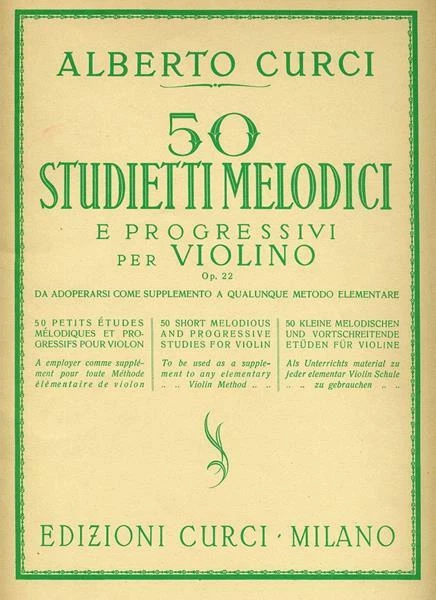 50 STUDIETTI MELODICI PROGRESSIVI - ALBERTO CURCI