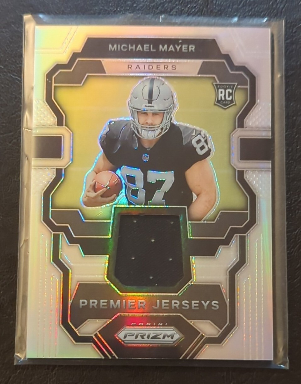 2023 Panini Prizm Football Michael Mayer RC Premier Jerseys Relic Prizm #PJ-MM