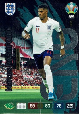 Panini Adrenalyn XL UEFA Euro EM 2020 Fans Favourite Karte Nr. 132 Rashford