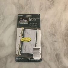 Mead Cambridge Checkbook Holder 47512 - NEW SEALED - FREE SHIPPING