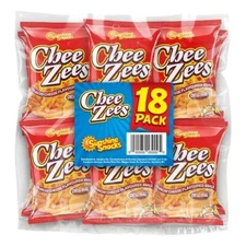 Sunshine Snacks Cheezees (pack of 18) Caribbean Original Jamaican Cheese Snack