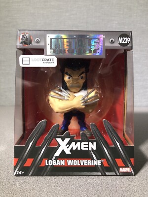 Jada Die-Cast Metal Logan Wolverine M239 LootCrate Exclusive Figure