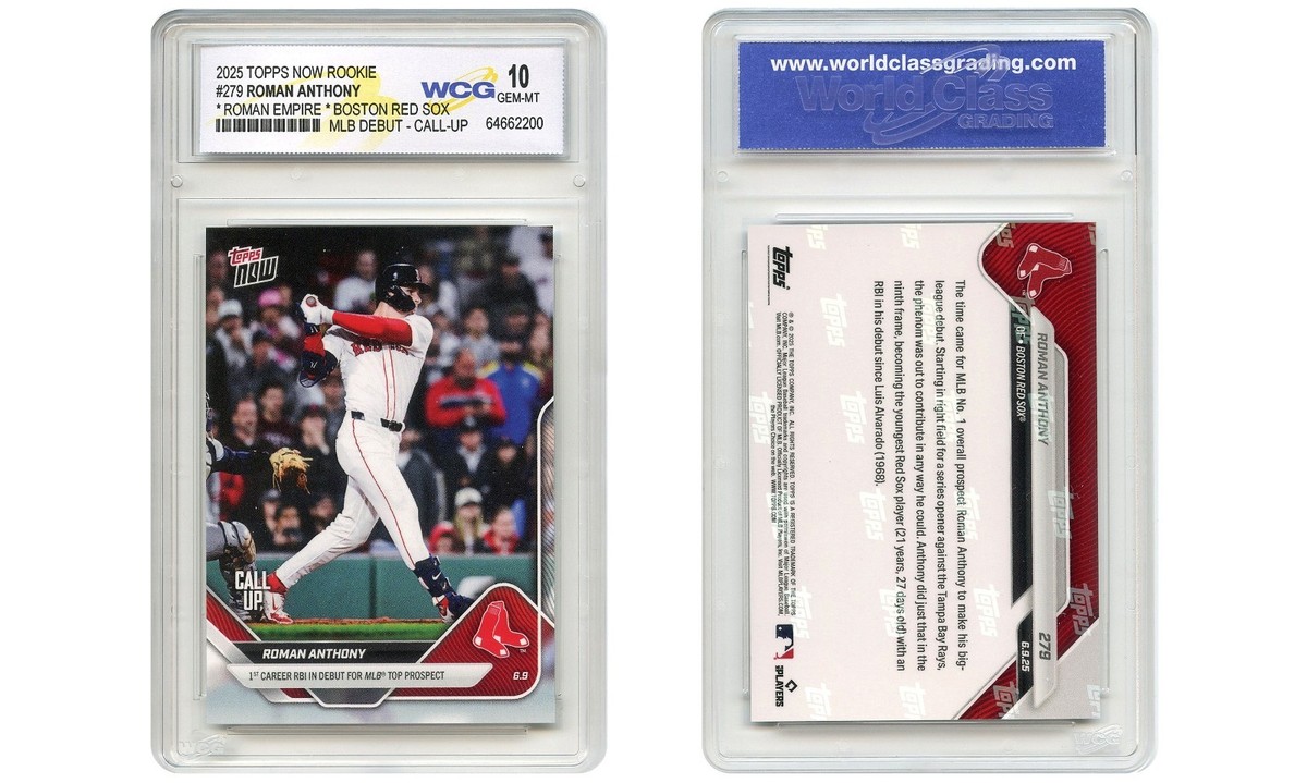 2025 Topps ROMAN ANTHONY Roman Empire MLB Debut Rookie Card RC 
