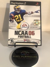 NCAA Football 06  PlayStation2 AD/DD Complete in Box Black label Tested Works 