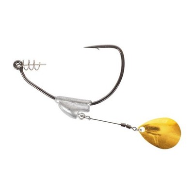 Owner Flashy Swimmer - Gold Colorado, 8/0, 3/8oz, Black
