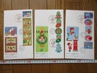 Japan Stamp First Day Cover Greetings Winter 3 Covers Large format 2012