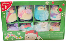 Squishmallows 8 Pack 4 Inch Plush Ornament Set Collection Lot Mystical