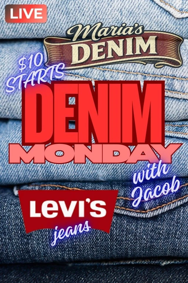 DENIM MONDAY DEALS - $10 Starts - Levi's Jeans with Jacob