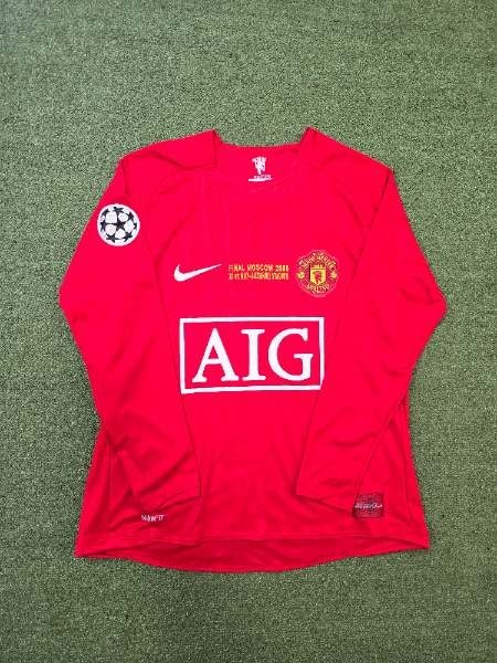 C. RONALDO #7 MAN U. 2008 FINAL UEFA CHAMPIONS LEAGUE - FOOTBALL SOCCER JERSEY