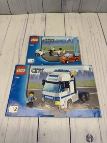 Lego # 7288 ~ City  Mobile Police Unit w/ Instruction Manuals and Minifigs