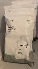 New Lot Of 3 Motif Medical Breastmilk Storage Bags 8oz Single Use 300 Total
