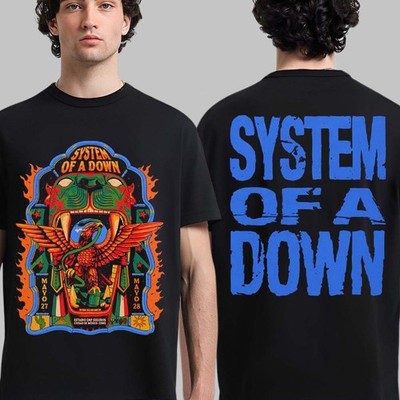 System Of A Down Mexico 2026 T-Shirt Estadio GNP Seguros CDMX Tour Shirt
