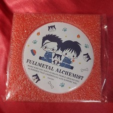 Specchio in latta Fullmetal Alchemist Roy Mustang Mars Hughes nuovo con scatola da collezione