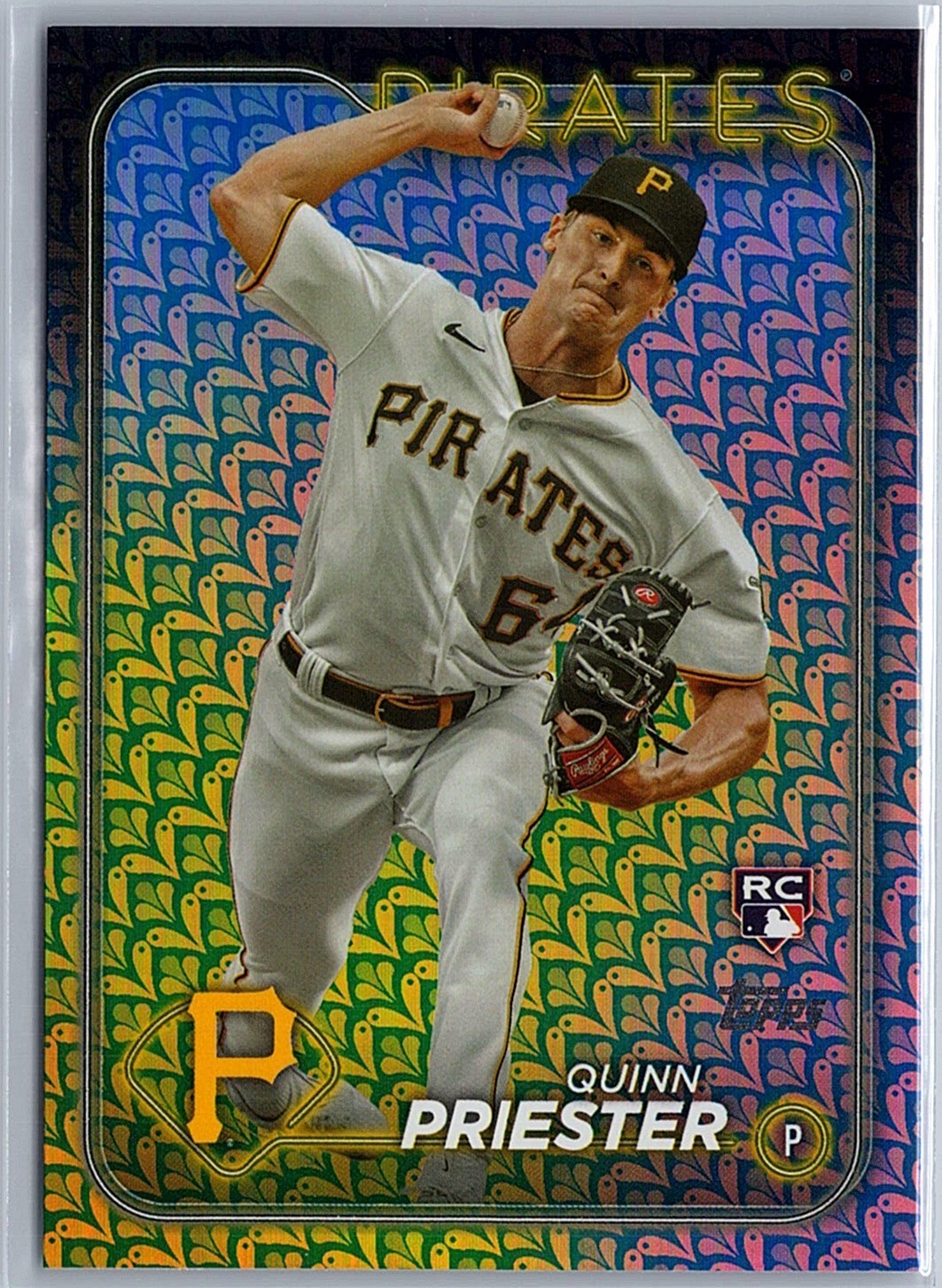 2024 Topps Quinn Priester #93 Holiday Pittsburgh Pirates