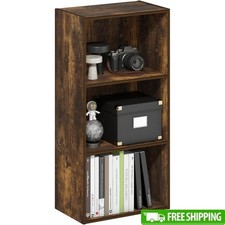 Modern 3-Tier Book Shelf Open Storage Bookcase Home Office Living Room Bedroom