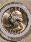 1963 Washington Quarter Uncirculated Silver Philadelphia US Coin
