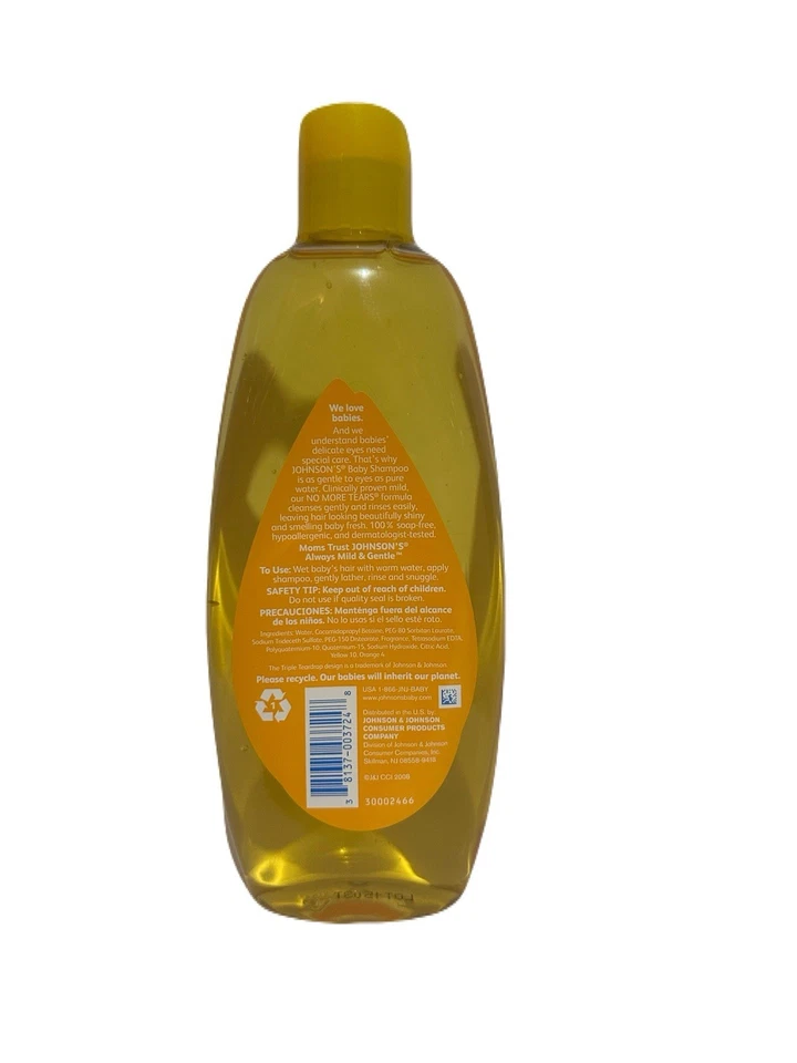 Champú Johnson's Original Baby Fórmula Original No More Tears 15oz NUEVO SELLADO Foto 2 de 2