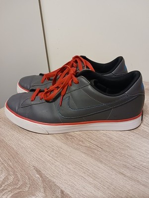 Nike Sweet Classic Low Leather Men's Shoes Ironstone Grey/Red Size 11