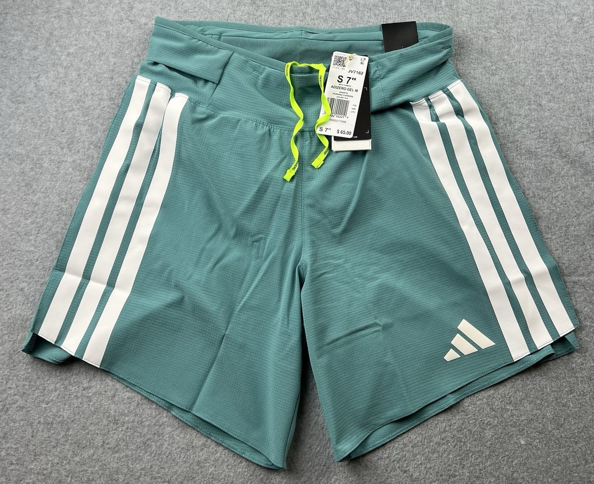 adidas Adizero Running Gel Pocket Men's 7' Split Shorts Sz Small
