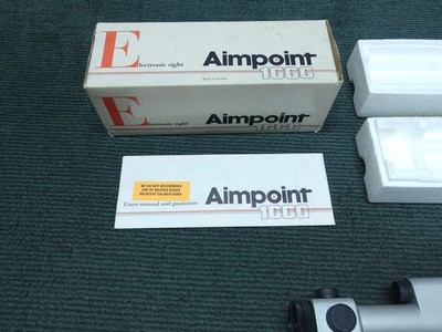 Aimpoint 1000■エイムポイント ドットサイト■箱付き AIMPOINT 1000 STAINLESS - VINTAGE RED DOT OPTIC - WORKING - NEW IN