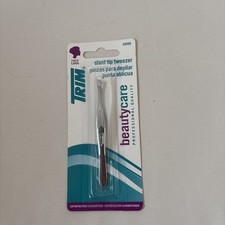 Trim Square Tip Tweezers Face Eyebrow Hair Remover Stainless Steel New  09996