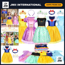 Princess Dress Up Costume Set for Little Girls - Role Play Dress Up Toys Gift