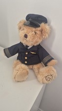Great Ormond Street Charity Pilot Bear Small 11? Plush Blonde Fur GOSC Logo