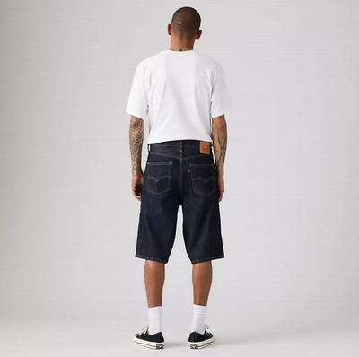 Levi's 470 Baggy Shorts RinseRuler W34 ④ LEVI'S 470 Baggy 14
