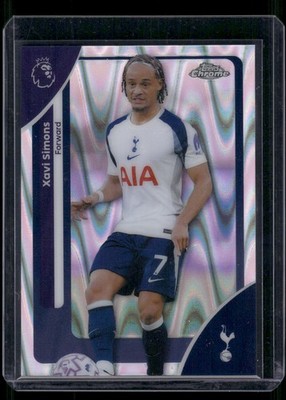 2025-26 Topps Chrome Premier League #175 Xavi Simons RayWave Refractor