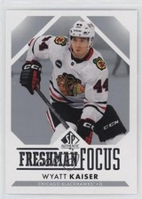 2023-24 SP Authentic Freshman Focus Wyatt Kaiser #19 5r8