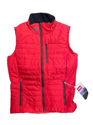 Helly Hansen Men's Crew Insulator Vest 2.0 Red / Rouge New With Tags size small 