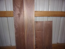 4 PC BLACK WALNUT LUMBER WOOD KILN DRIED BOARDS LOT F290F 3/4" THICK FLAT CLEAR