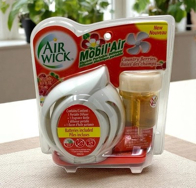 AIR WICK Mobil Air Electric Portable Diffuser COUNTRY BERRIES Air Wick NEW