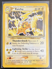 Raichu 21/64 Neo Revelation 2000 Non-Holo Rare LP/MP