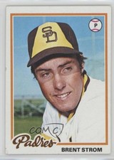 1978 Topps Brent Strom #509 1u6
