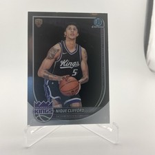 2025-26 Bowman Basketball CHROME BCV-24 Nique Clifford, Sacramento Kings RC