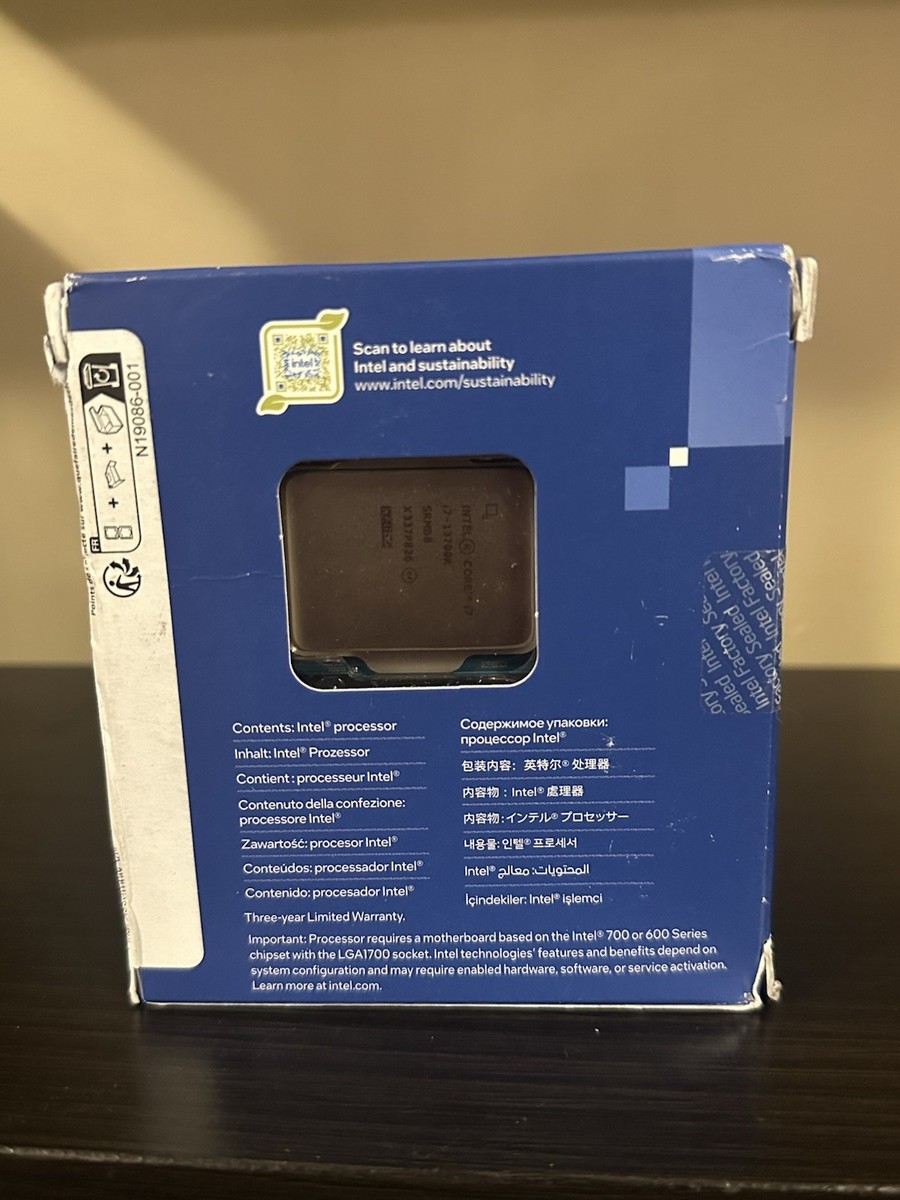Intel Core i7-13700K Processor (5.4 GHz, 16 Cores, LGA 1700