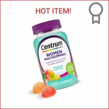 Centrum Women’s Multivitamin Gummies, Immune, Energy, Healthy Appearance Support