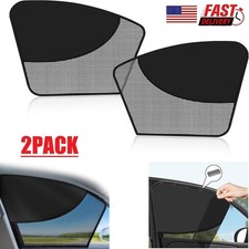 2pcs Magnetic Car Front Window Sun Shade Cover Uv Block Protection Half Shade Us 2pcs Magnetic Car Front Window Sun Shade Cover Uv Block Protection Half Shade Us