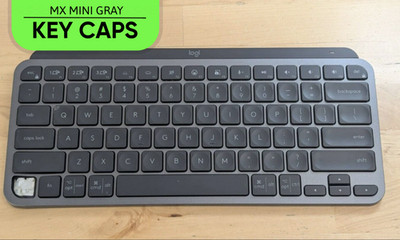 OEM Logitech MX Keys MINI Keyboard REPLACEMENT KEY CAPS & HINGE ONLY Parts GRAY