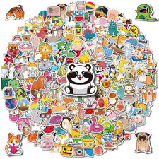 Water Bottle Stickers, 300PCS Cute Waterproof Vinyl Stickers Pack for Kids