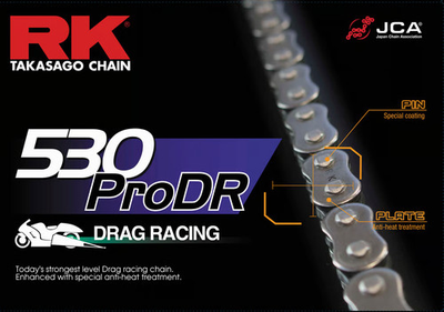 #ad RK 530 Pro DR Racing Chain 180 Links Motorcycle Street Bike 530PRODR 180 $297.42