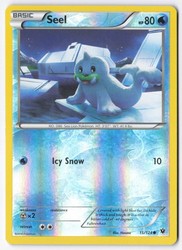 Seel 15/124 XY - Fates Collide Reverse Holo Common